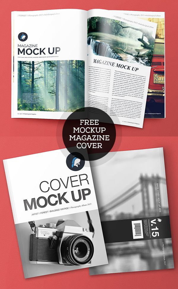 Free magazine covers templates photoshop